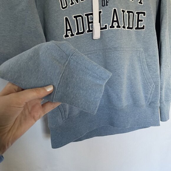 University Of Adelaide Hoodie Sweatshirt Light Blue Women's size XS Australia - Picture 4 of 11